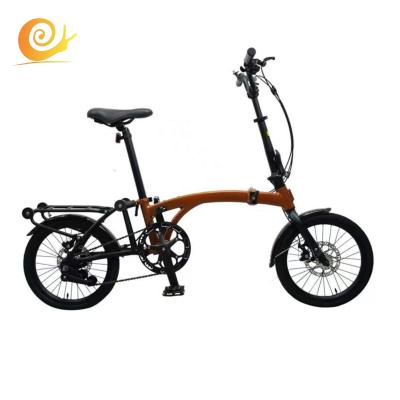 China OEM 16inch 36v 250W aluminum alloy pera plegable ebike electrica foldable bicicleta/listrik folding electric bicycle sepeda lipat for sale