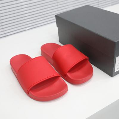 China Paris Fashion Trend 1:1 Triple Slipper Sandals Retro Platform Toe Anti Slip Female Leisure Summer Original Dad B Open Letter S for sale