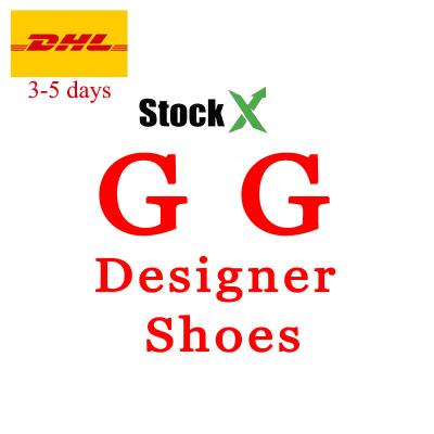 China Original GG 1977 anti-slip brand box canvas sneakers good quality tennis white shoes with double G for sale