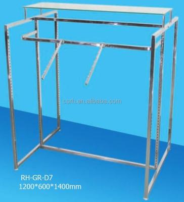 China RH-GR-D7 1200*600*1400mm display rack, cloth rack with double poles 1200*600*1400mm 1200*600*1400mm for sale