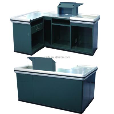 China High quality stainless steel and RH-CR119 1800*600*850mm supermarket retail store antique checkout counter for sale