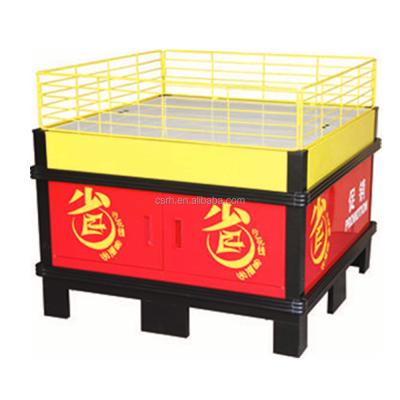 China RH-PT041 Steel Table Supermarket Promotional Display Equipment for sale