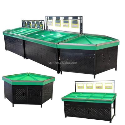 China RH-VF-SET-01 5800*1900*1500mm double-sided supermarket plant rack for sale