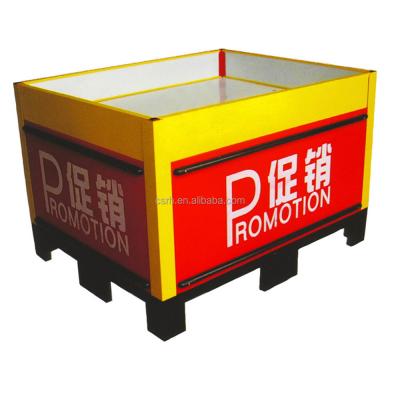 China RH-PT013 Size 1200*800*830mm steel hot sale supermarket promotion table, promotion desk for sale