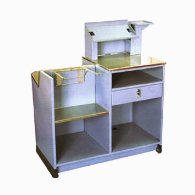 China RH-CR009 1000*600*850mm Grocery Checkout Counters Small Cold Rolled Steel Retail Cash Box for sale