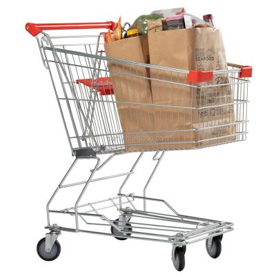 China RH-SA100 100L 860*525*970mm Unfolding Trolley Shopping Trolley for sale