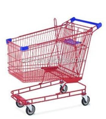 China RH-SU240 240L 1070*595*1040mm Large Size Shop Metal Shopping Trolley Trolley for sale