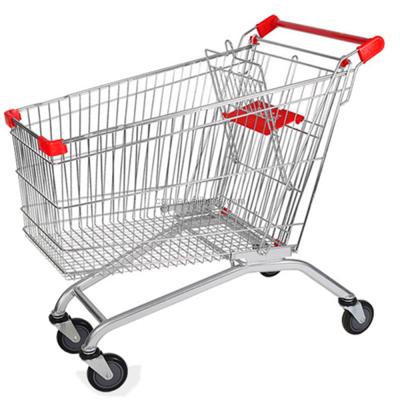 China RH-SE210 Unfolding 210L Supermarket Shopping Trolley Trolley 1060*590*1040mm for sale