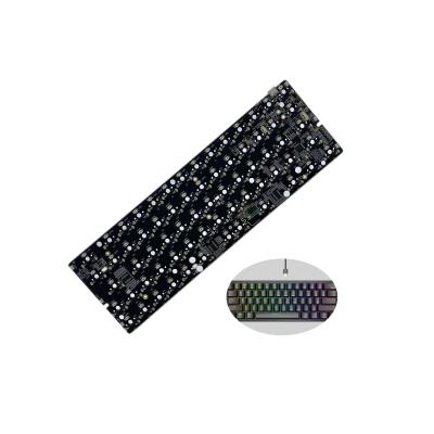 China Shenzhen Manufacturer Service Custom Kit RGB GK64XS Electronic Type 60 Percent C Hotswap Products BT Keyboard PCB Hotswap for sale