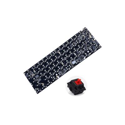 China Custom Electronic Products Circuit Board Hotswap RGB Type C Design GK61X Professional Multilayer Keyboard PCB In Shenzhen for sale