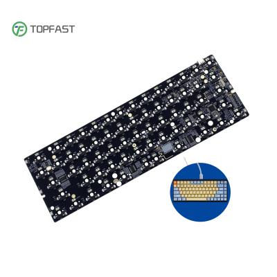 China Electronic Products PCB GK61Keyboard Hot Swap With C RGB PCB Manufacturing Diy USB Mechanical Keyboard Cable Hot Swap Type for sale