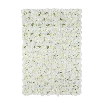 China Natural Touch Customized Rose Wall Backdrop Artificial Flower Wall To Wedding Decoration for sale