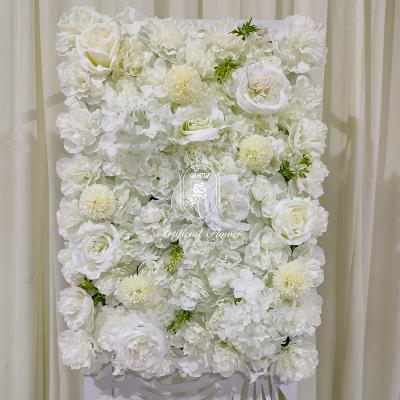 China Factory Direct Selling Artificial Silk Rose Artificial Flower Hand Made Cheap Wall To Wedding Decoration for sale