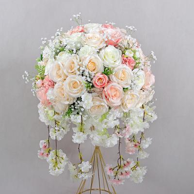 China DKB wholesale beautiful colorful artificial flower ball core party wedding wedding table decoration flower table flower for sale