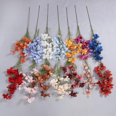 China DKB-1801 Wholesale European Wedding Primrose Flower Home Decoration Silk Flower Gesang Flower for sale