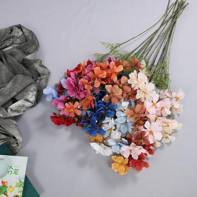 China Wholesale Sims European Azalea Flower Wedding DKB-1803 Primrose Flower Home Decoration Silk Gesang Flower for sale