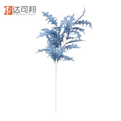 China Hot Sales Hand Made Leaf Amazon Artificial Christmas Leaves Christmas Decoration Leaves For Party Decoration for sale