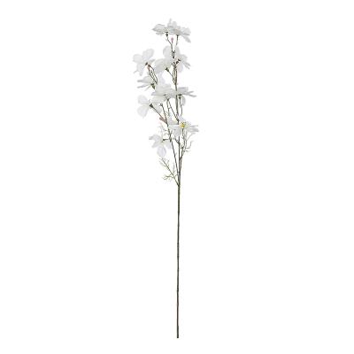 China 70cm Hand Made White Gesang Artificial Flower For Wedding Single Table Decorgalsang Flower Branch Flower Pots Home Planters December for sale