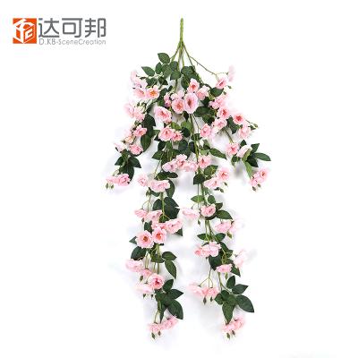 China Wholesale Colorful Hot Selling Beautiful Artificial Rose Flower Vines For Wedding for sale