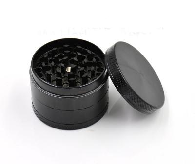 China Zinc Alloy Metal Grinder Customized Logo 63mm 4 Parts Tobacco Grinder Wholesale for sale