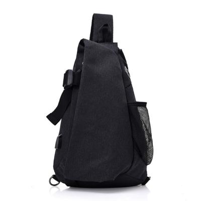 China Multifunctional High Quality Canvas Cross - Body Chest Bag Men USB Pack Filling Messengers Water Repellent Messenger Bags for sale