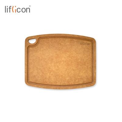 China +Liflicon Sustainable Environmentally Friendly Wholesale Woodgrain Cutting Board Meat Cutting Plate for sale