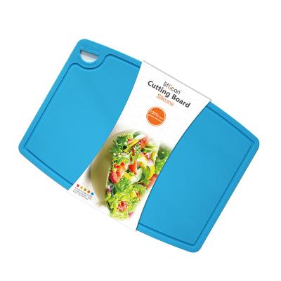 China Sustainable - Liflicon Food Grade Silicone Folding Fashionable Eco-Friendly Cutting Board For Kitchen Utensils for sale