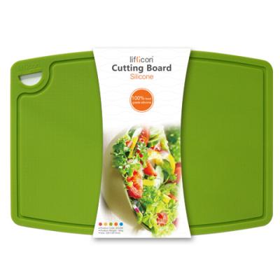 China *Liflicon Antimicrobial Non-Slip Kitchen Cutting Board Silicone Eco-Friendly Board Sustainable for sale