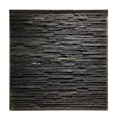 China Landscape Modern Natural Stone Black Water Garden Culture Stone Stone for sale