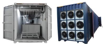 China 1200Kg Industrial Ice Machines With Bitzer Compressor / 500 Kg Ice Bin Capacity for sale