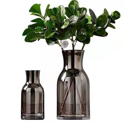 China Contemporary Luxury Vase for Wedding Centerpiece Cylinder Clear Decorative Glass Flower Vases for Home Decor for sale