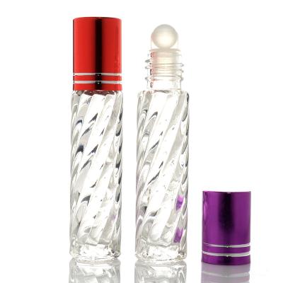 China 3ml/5ml/10ml/15ml/20ml/30ml Portable Cosmetic Travel Mini Roll On Essential Oil Roller Glass Bottles for sale