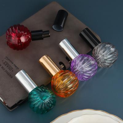 China Travel 13ml Colors Candy Glass Perfume Bottles Cosmetic Creative Unique Modern Empty Portable Spray Mist Bottles for sale