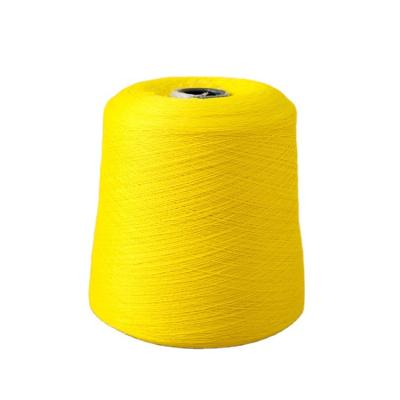 China Wholesale Best Viable Selling Yellow Color 2/24' S 65%Viscose 35%nylon Core Spun Yarn For Summer Knitting for sale