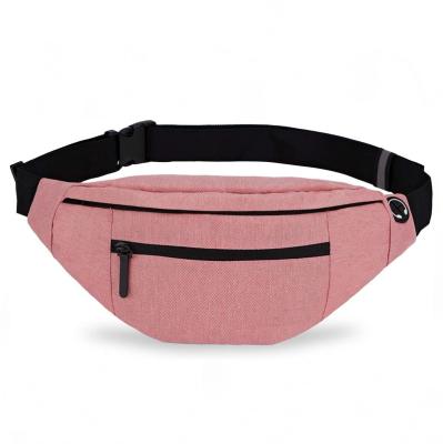 China Custom Water Proof Cross - Body Fanny Pack Pink Pussy Pack Sports Fanny Packs For Ladies Women for sale