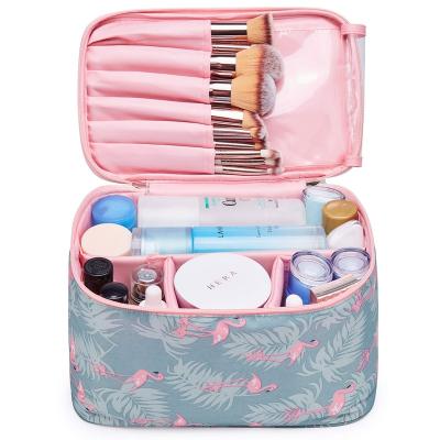 China Fashion Custom Large Make Up Bag Make Up Pouch Cosmetic Bag For Women And Girls Travel Make Up Brushes Bag for sale