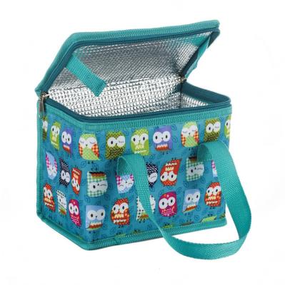 China Soft Thermal Lunch Bag Sublimation Bag Polyester Cartoon Lunch Box Cooler Kids Cooler Lunch Bag for sale