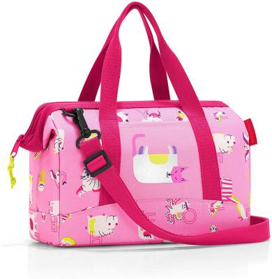 China Cute Fashion Kids Pink Duffel Bags Cartoon Kids Travel Bags Duffel Bag For Girls Boys for sale