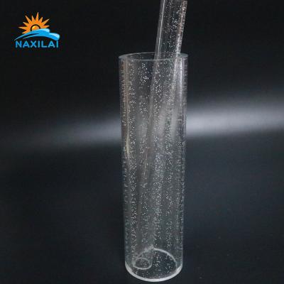 China NAXILAI Wholesale Price Acrylic Bubble Tube Diffuser Bubble Tube Lamp Cylinder Bubble Tea Wear-resisting Glasses for sale