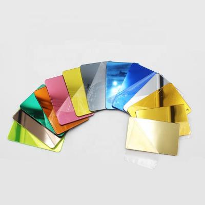 China Rigid Arbitrary Shape Laser Engraving Processing Reflective Pmma Rose Gold Mirror Custom Acrylic Acrylic Plastic Sheet Extrusion for sale