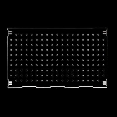 China Laser Cut Viable Acrylic Utility Transparent Perforated Plastic Sheet For Aquarium Dividers for sale