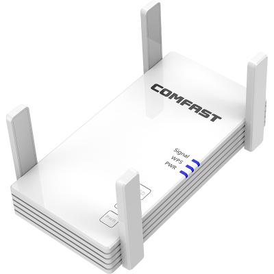 China COMFAST 2100mbps 2.4GHz Long Range Dual Band 5.8GHz Wireless Wifi Repeater Signal Amplifier Supplement CF-AC2100 for sale