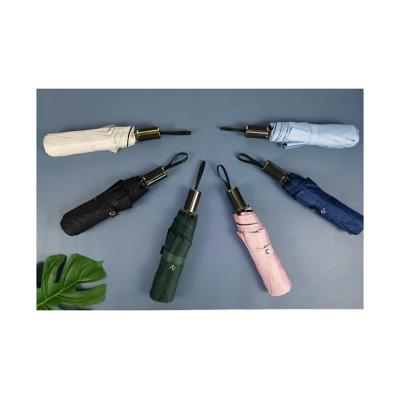 China Shading Wholesale High Quality Folding Umbrella 8 Ribs Folding UV Umbrella for sale