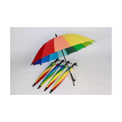 China Wholesale Hot Sale Rainbow Umbrella Colorful Fashion Rainbow Umbrella for sale