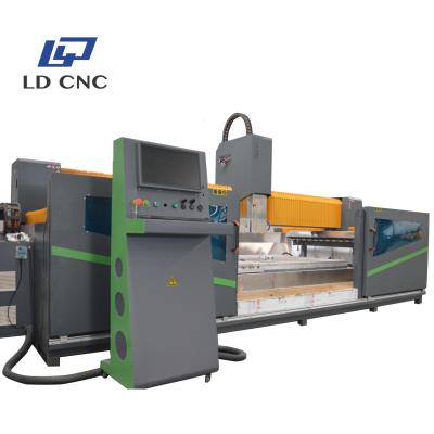 China Construction worksÂ   automatic tool change quartz fabrication countertop cnc router machine for sale