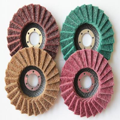 China METAL Fin Non Woven Abrasive Disc For Outdoor Condition for sale