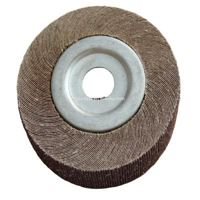 China Equipped for all kinds of sand paper surface grinding fin wheel for sale