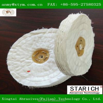 China Metal jewelry and gemstone cloth polishing wheel for sale