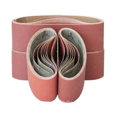 China Suitable for all kinds of surface grinding polyester cloth backing alumina abrasive belts for polishing for sale