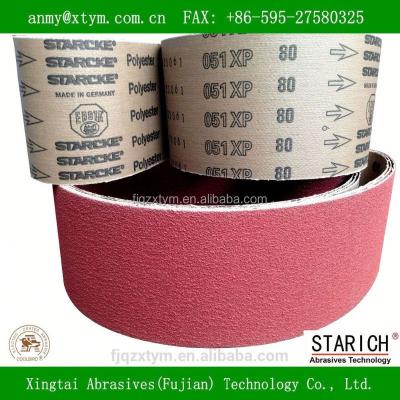 China ESPECIALLY WHERE GOOD RUNNING REMOVAL ON FLAT SURFACES IS REQUIRED Best abrasive polishing belt by Starcke Technology for sale